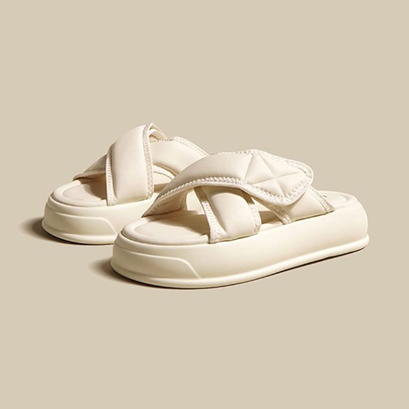 YOSBOGR dép nữ giày sandal dép bánh mì dép nữ dép đi trong nhà đế mềm chống trượt 20Z230501001