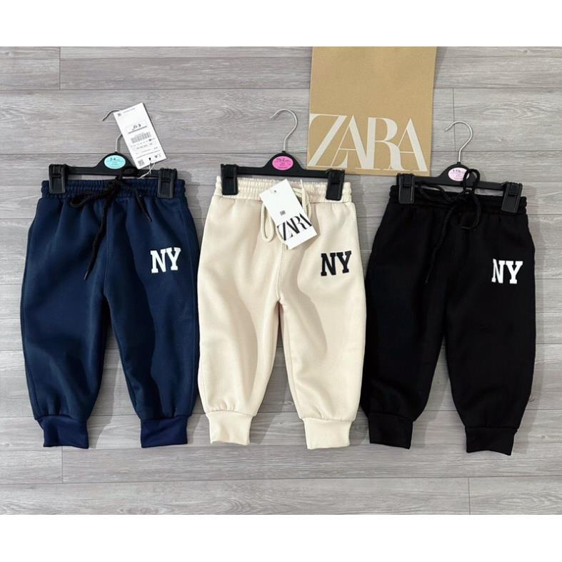 Set 3 quần NY chất nỉ bông cho bé trai -2023