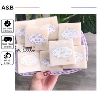 Xà phòng cám gạo trắng da jam rice milk soap