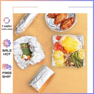 Giấy bạc nướng thịt cuộn 10 mét