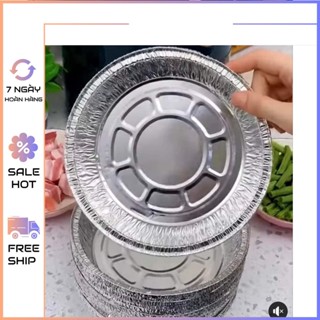 Khay Giấy Bạc Lót Nồi Chiên Không Dầu Đường Kính 19cm