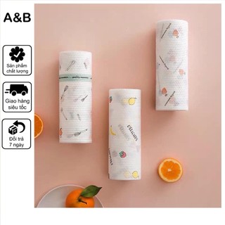 Cuộn giấy vải không dệt da năng cuộn 80 tờ