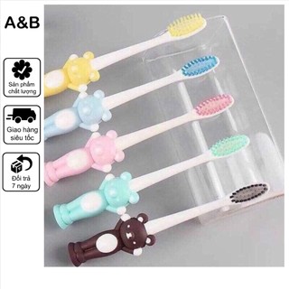 Sét 4 bàn chải hình thú cho bé hàn quốc