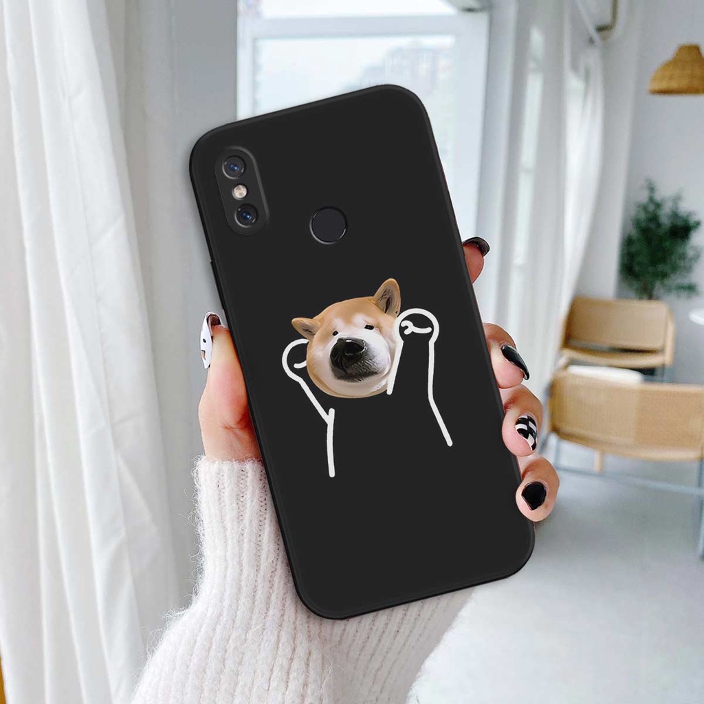 Ốp TPU dẻo Xiaomi Mi8 / Mi 8 SE / Mi 8 Lite silicon hình chó mèo cặp đôi ngộ nghĩnh , rẻ đẹp