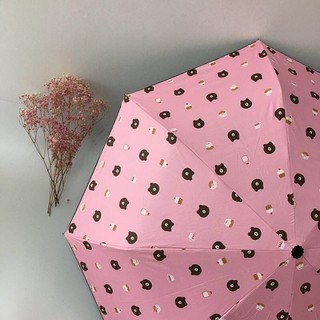 Cây dù hình gấu Brown dễ thương gấp gọn có thể mang đi chơi, đi làm, hay đi du lịch tránh nắng