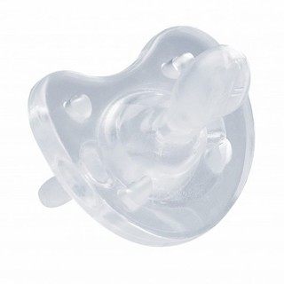 Ti ngậm Chicco Silicon Physio Soft trắng cho bé