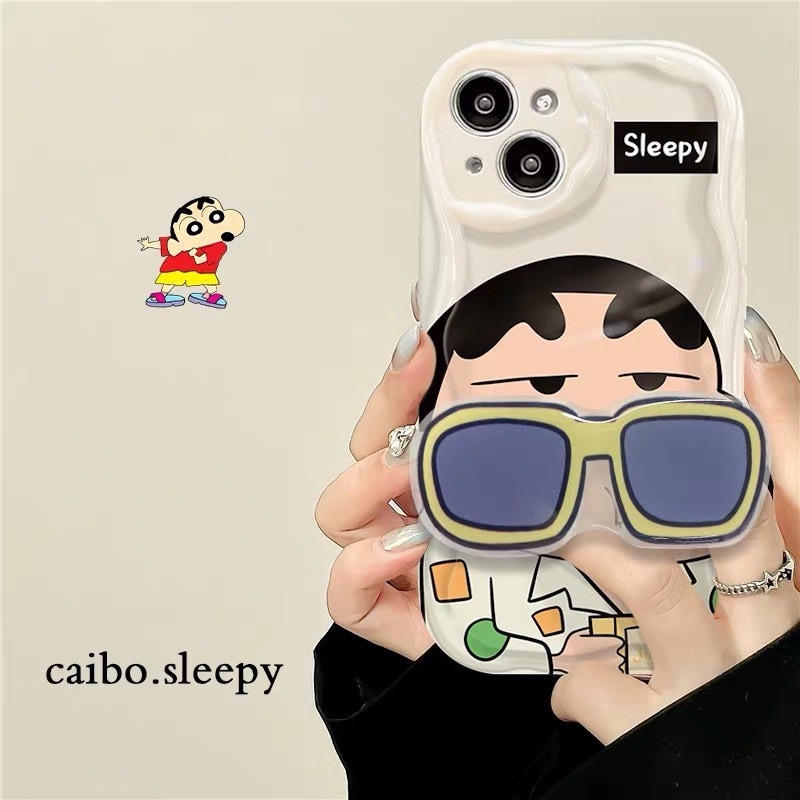 Ốp Shin Sleepy đeo kính 7plus/8plus/x/xs/xsmax/11/12/13/14/pro/promax