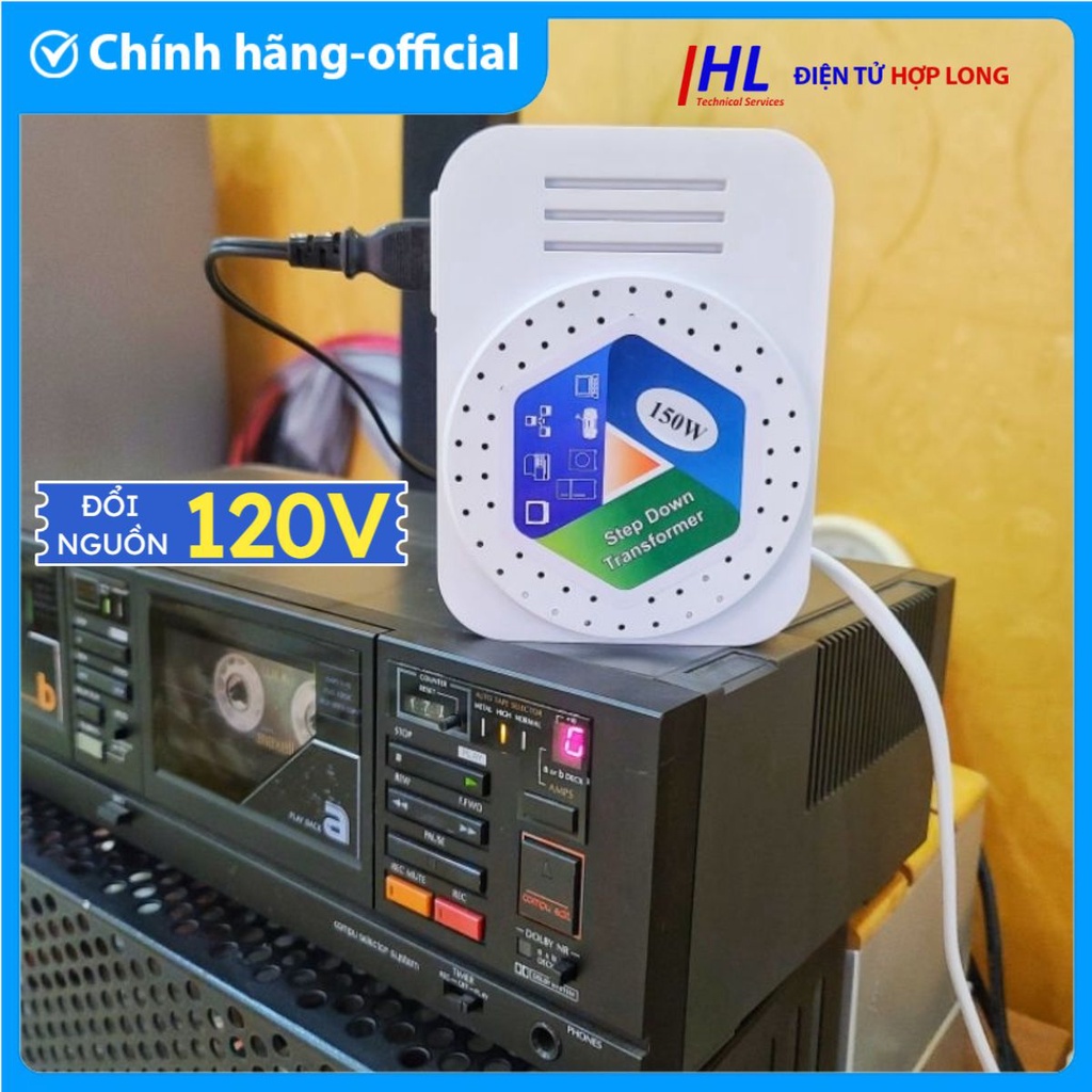 Bộ đổi nguồn 120v (220V xuống 120v) dành cho các thiết bị ĐIỆN MỸ công suất 80w, 100w, 120w, 150w
