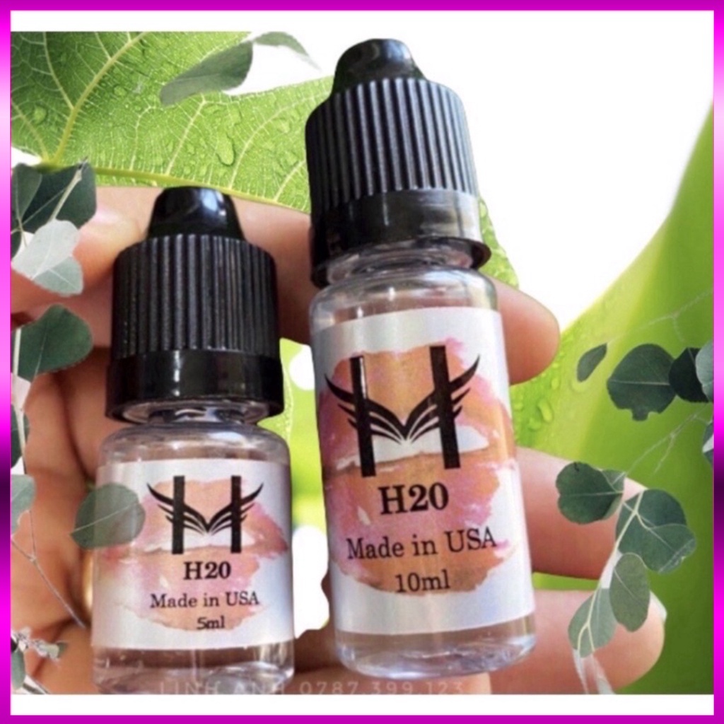 Nước kích màu hoa đào H2O 10 ml