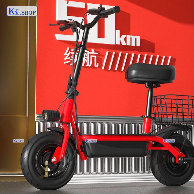 2023 Mới Xe Điện Mini Gấp Xe Điện Trưởng Thành Sạc Xe Điện Nhỏ Lừa Điện