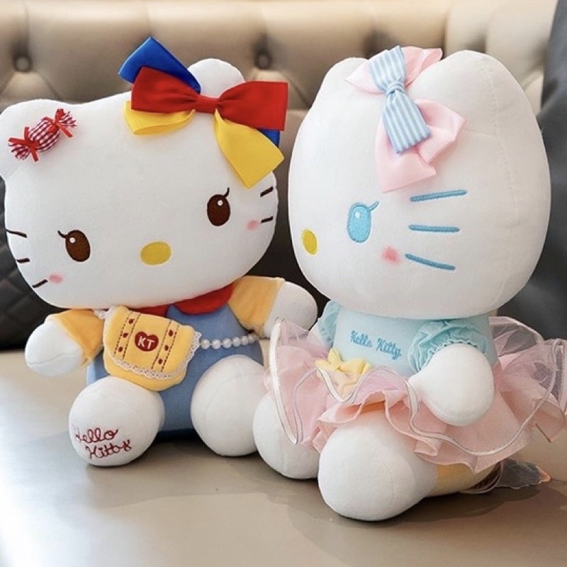 💕SANRIO💕 Gấu bông Hello Kitty mặc váy xinh xắn _ Thú nhồi bông Hello Kitty Sanrio siêu dễ thương