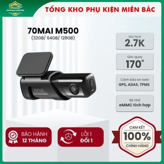 Camera hành trình Dash Cam M500 Ultra HD định vị GPS, cảnh báo bằng giọng nói