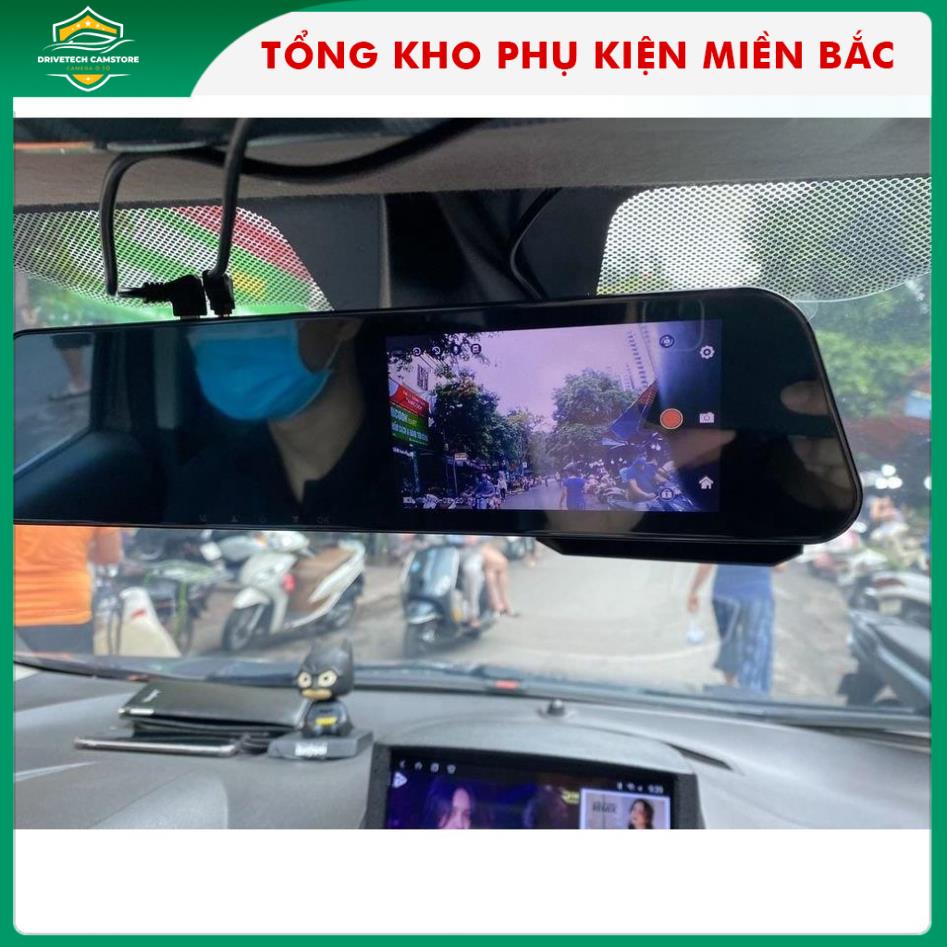Camera hành trình ô tô gương chiếu hậu M5 XETABON màn cảm ứng 5 inch Full HD 1080P.