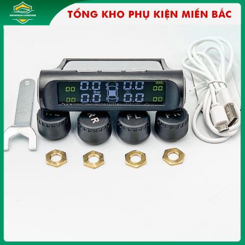 Cảm biến áp suất lốp XetabonTPMS chống nước IP67 van gắn ngoài pin sạc năng lượng mặt trời
