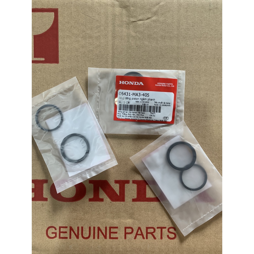 Bộ gioăng piston ngàm phanh Lead 110 cũ chính hãng Honda