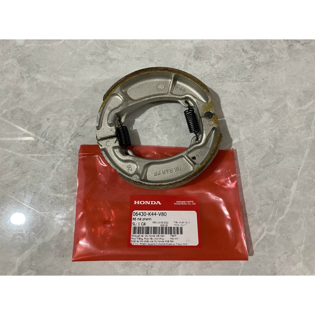 Má phanh sau  CLICK 110, Air Blade 110/125, Lead 110, SCR, Vision, SH MODE chính hãng Honda