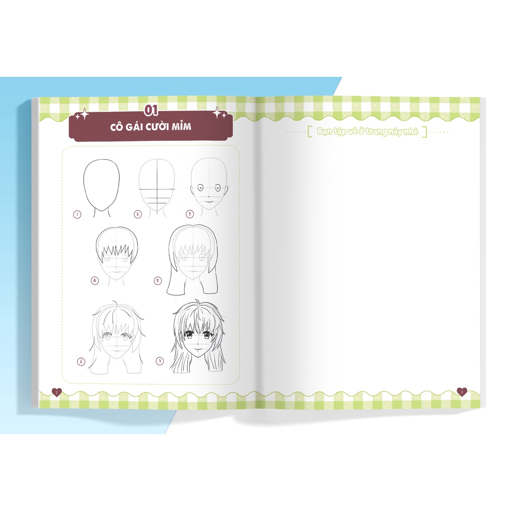 Sách 365 ngày luyện vẽ Nhân Vật Manga - Tập 1
