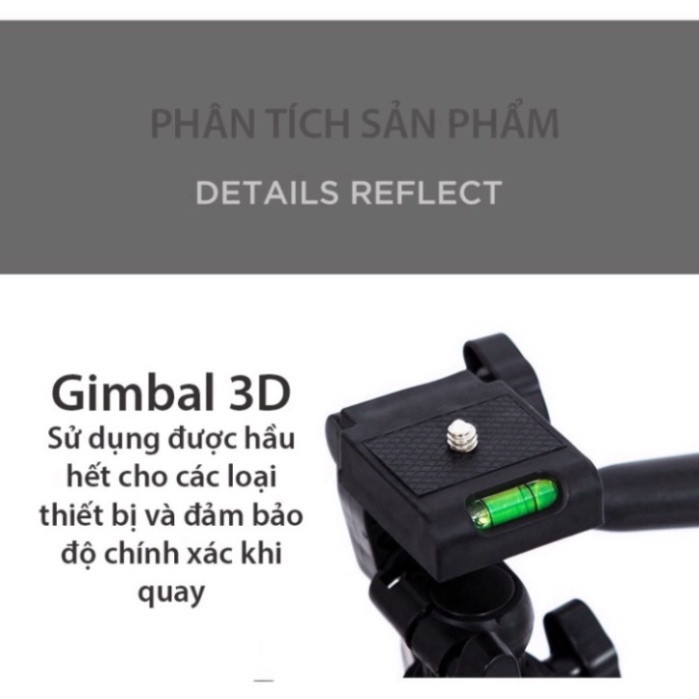 [BITA] Gậy 3 chân chụp hình máy ảnh, điện thoại Tripod - 3120, quay livestream, chụp hình hoco