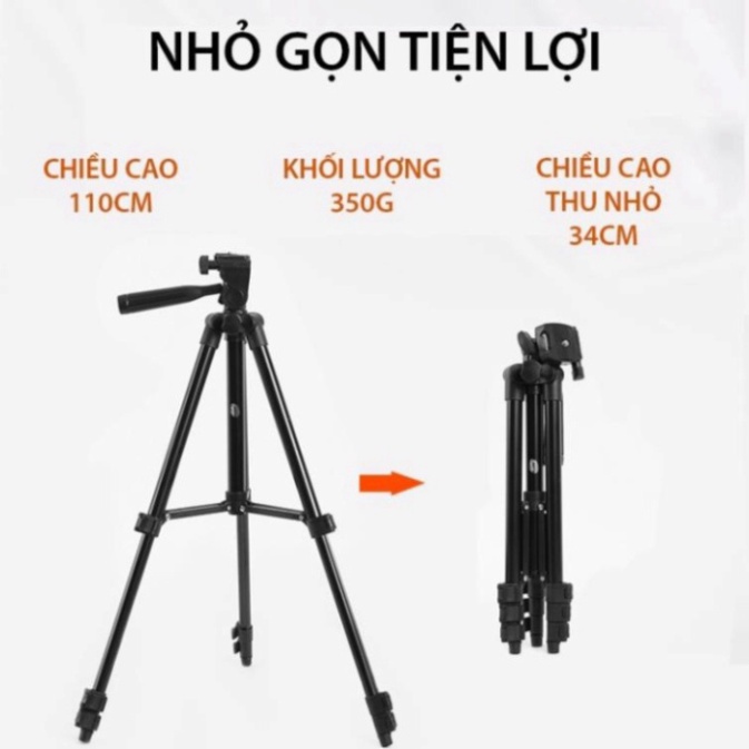 [BITA] Gậy 3 chân chụp hình máy ảnh, điện thoại Tripod - 3120, quay livestream, chụp hình hoco