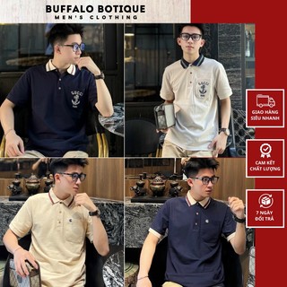 Áo Polo Nam Gu Chì Thêu Chữ Logo Siêu Nét - Polo Nam Nữ Gờ Cê Chất Liệu Cotton Cao Cấp