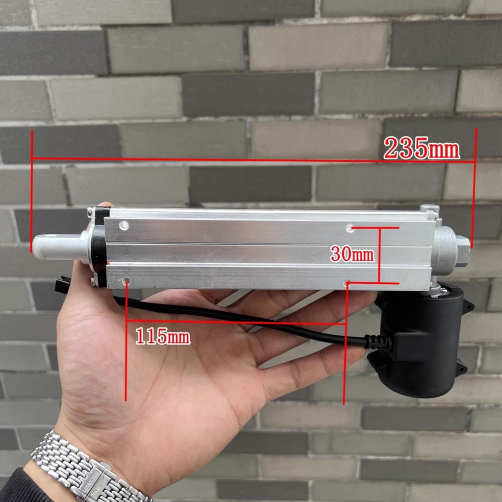 Cần đẩy điện hành trình 150mm Thanh đẩy động cơ DC Thanh đẩy điện 12V 6W