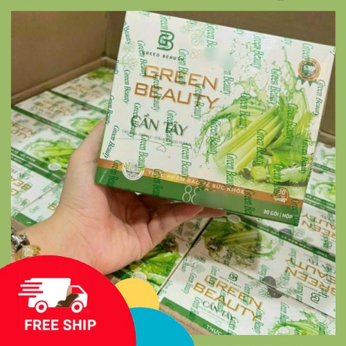 Nước ép cần tây Green Beauty mẫu mới 2022 CHÍNH HÃNG hôp 30 gói