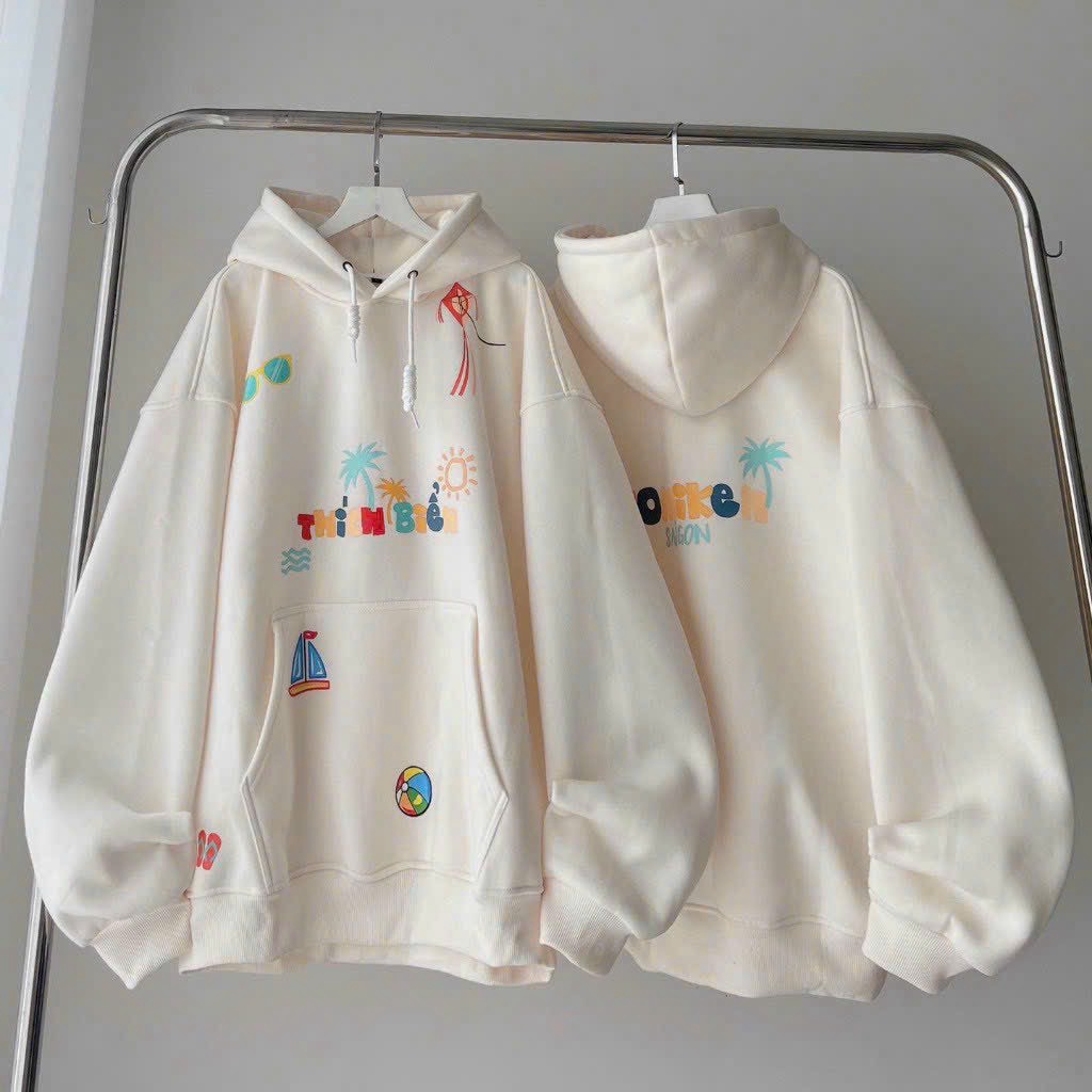 ÁO KHOÁC HOODIE NAM NỮ HOẠ TIẾT SIÊU CUTE ĐẸP XINH LUNG LINH SHOP HHP