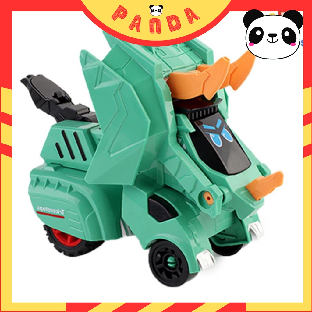 Ô Tô Đồ Chơi Khủng Long Biến Hình Dành Cho Bé, Màu Sắc Đa Dạng Bắt Mắt PANDA TOYS