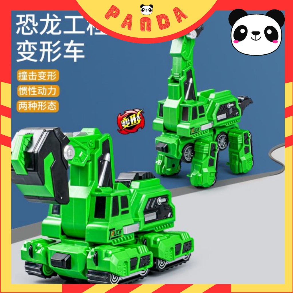 Ô Tô Đồ Chơi Khủng Long Biến Hình Dành Cho Bé, Màu Sắc Đa Dạng Bắt Mắt PANDA TOYS
