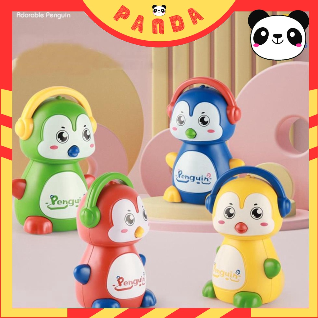 Chim Cánh Cụt Đồ Chơi Chạy Cót Nhiều Màu Sắc Siêu Dễ Thương Cho Bé PANDA TOYS