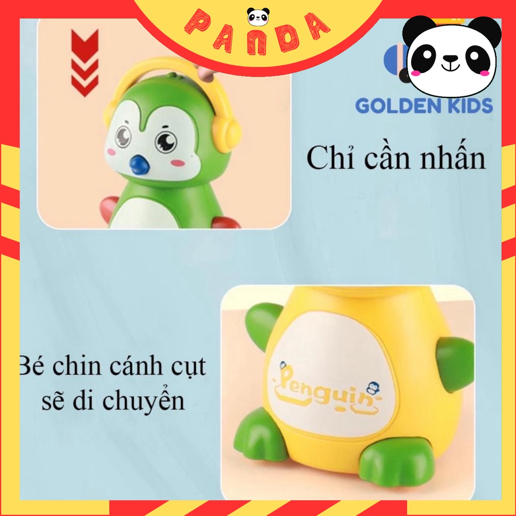 Chim Cánh Cụt Đồ Chơi Chạy Cót Nhiều Màu Sắc Siêu Dễ Thương Cho Bé PANDA TOYS