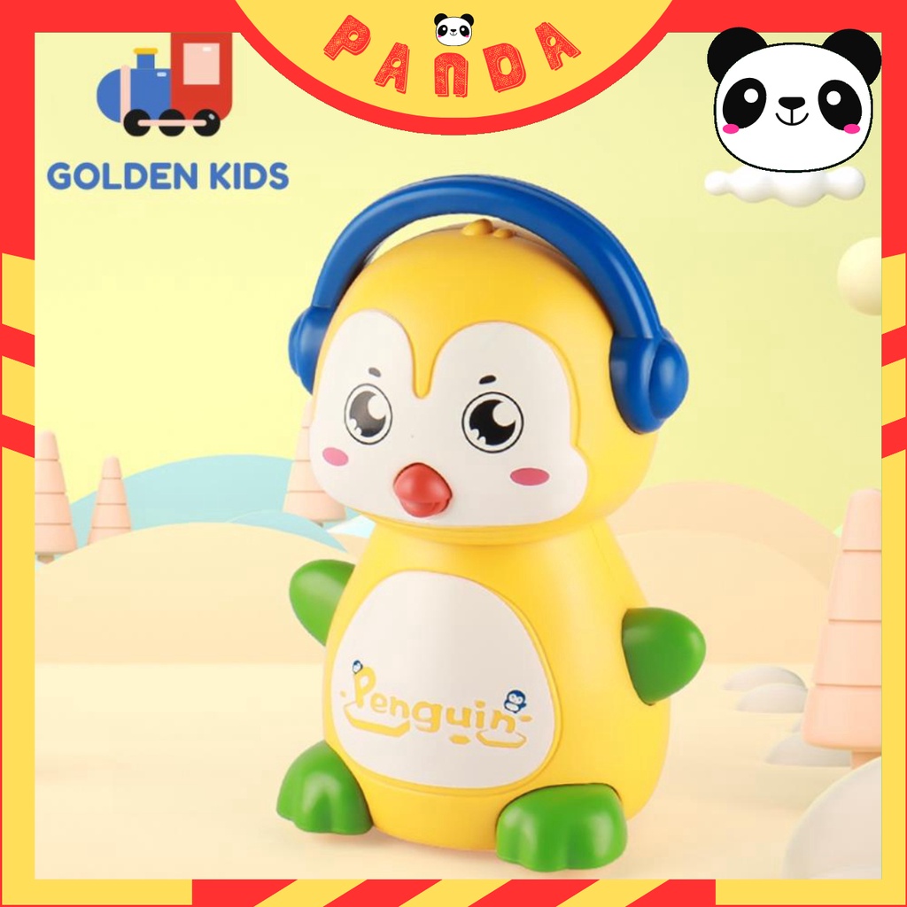 Chim Cánh Cụt Đồ Chơi Chạy Cót Nhiều Màu Sắc Siêu Dễ Thương Cho Bé PANDA TOYS