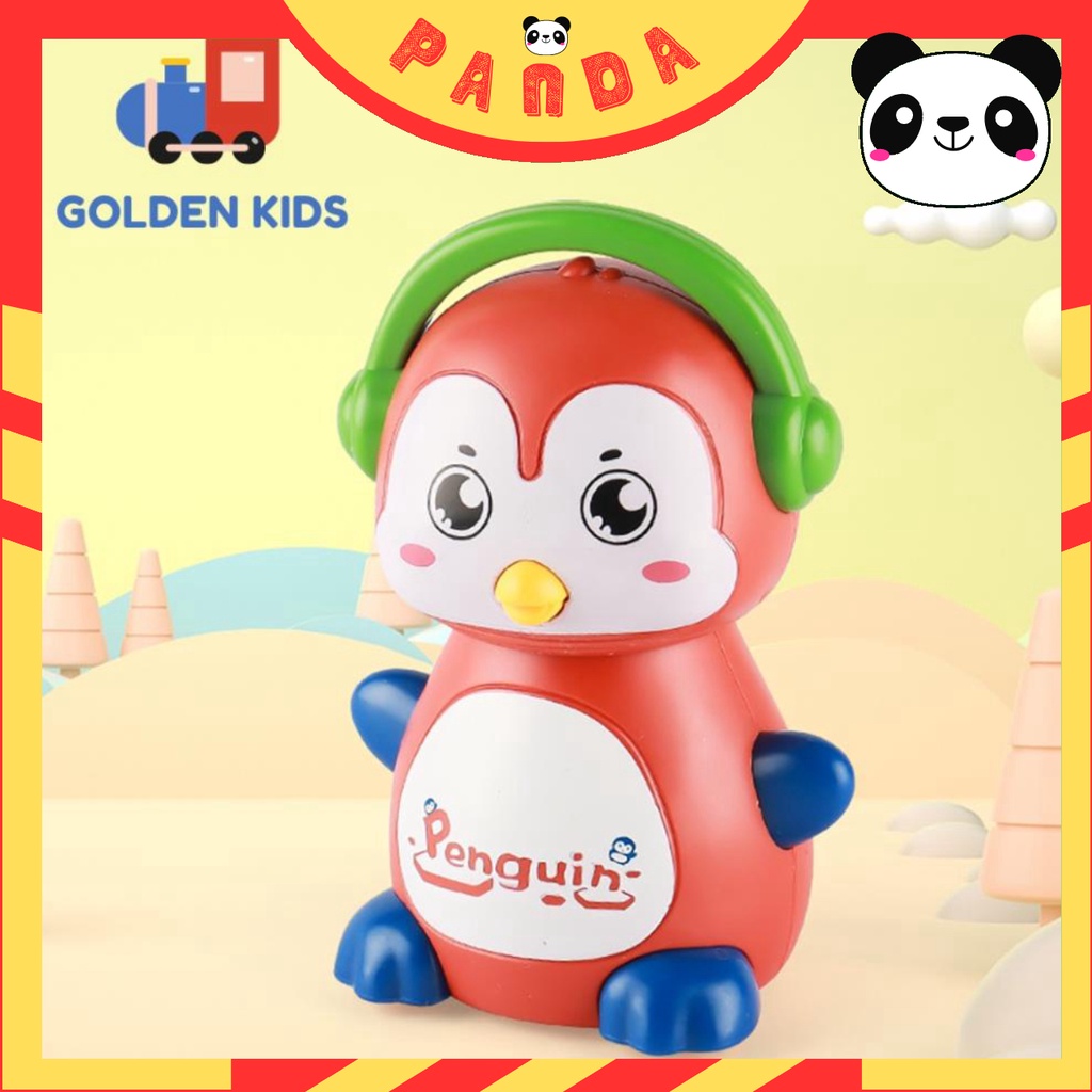 Chim Cánh Cụt Đồ Chơi Chạy Cót Nhiều Màu Sắc Siêu Dễ Thương Cho Bé PANDA TOYS