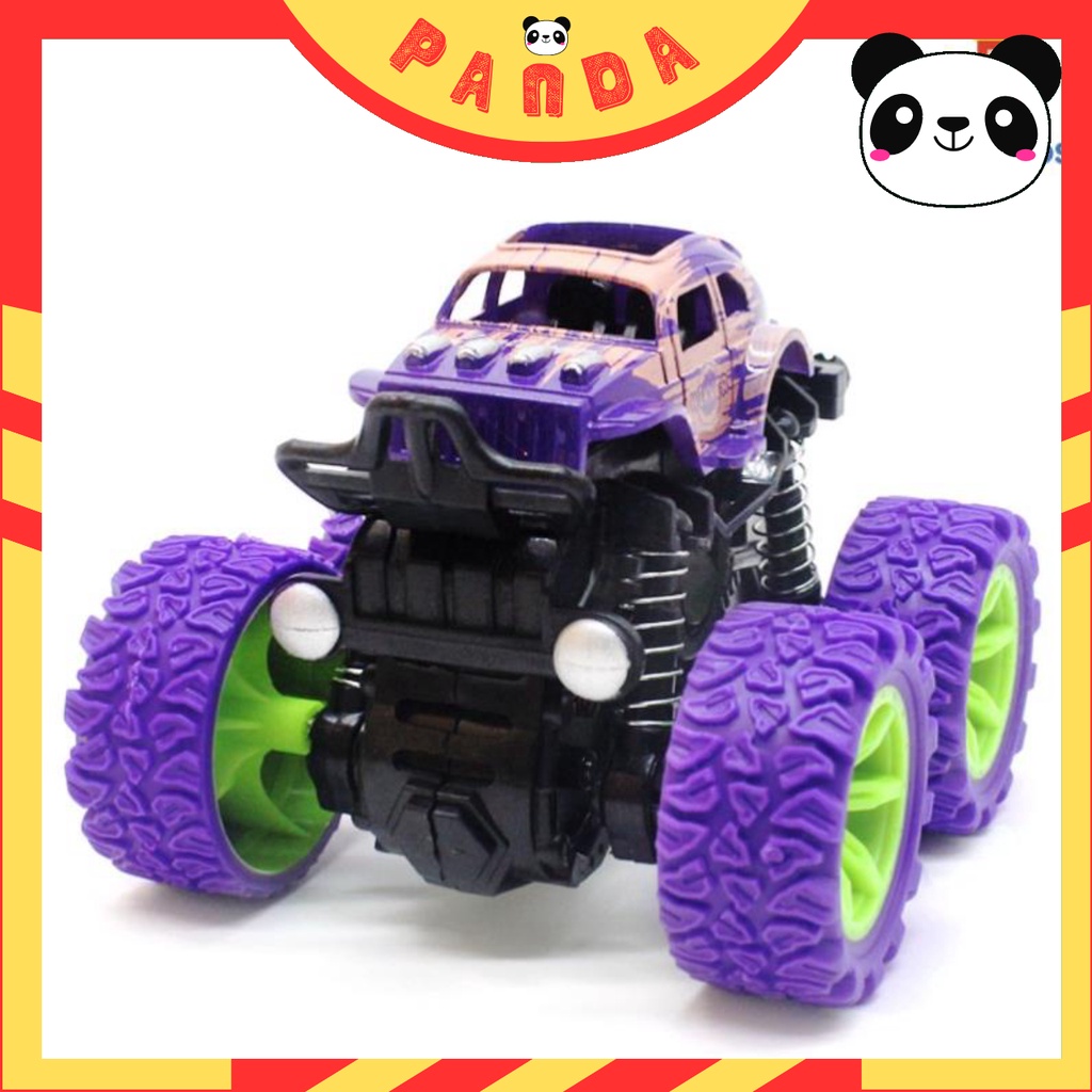 Xe Ô Tô Đồ Chơi Cho Bé Trai, Xe Địa Hình Bánh Đà Nhào Lộn 360 Độ Chạy Đà Cực Mạnh Cho Bé Yêu