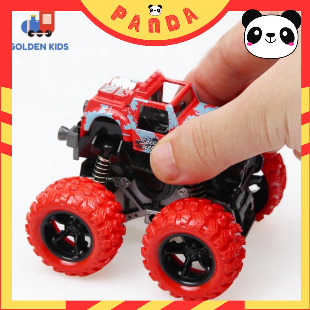 Xe Ô Tô Đồ Chơi Cho Bé Trai, Xe Địa Hình Bánh Đà Nhào Lộn 360 Độ Chạy Đà Cực Mạnh Cho Bé Yêu