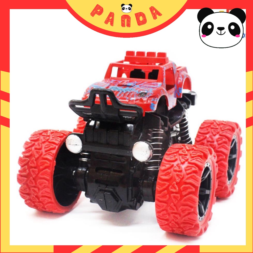 Xe Ô Tô Đồ Chơi Cho Bé Trai, Xe Địa Hình Bánh Đà Nhào Lộn 360 Độ Chạy Đà Cực Mạnh Cho Bé Yêu