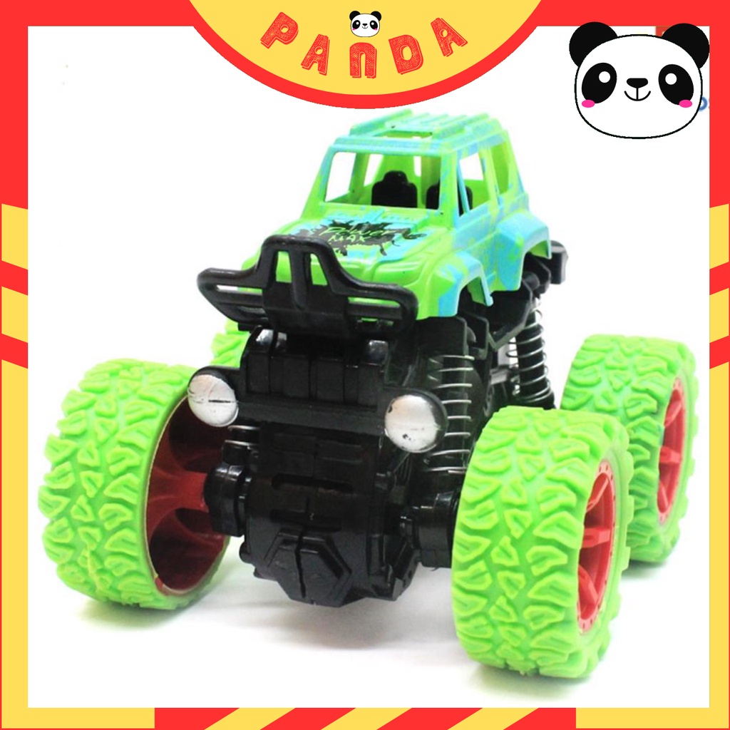 Xe Ô Tô Đồ Chơi Cho Bé Trai, Xe Địa Hình Bánh Đà Nhào Lộn 360 Độ Chạy Đà Cực Mạnh Cho Bé Yêu