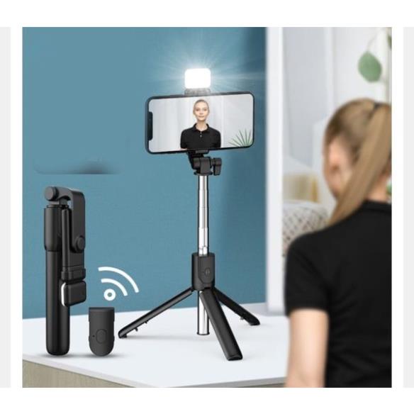 Gậy Chụp Ảnh 3 Chân N08S Có Đèn Hỗ Trợ Và Remote Chụp Hình