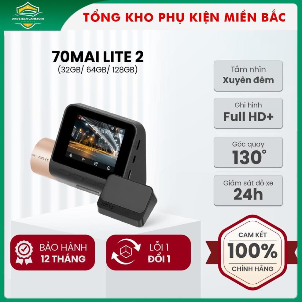 Camera hành trình 70MAI Lite 2 ,phiên bản nâng cấp hoàn hảo cho Lite 1