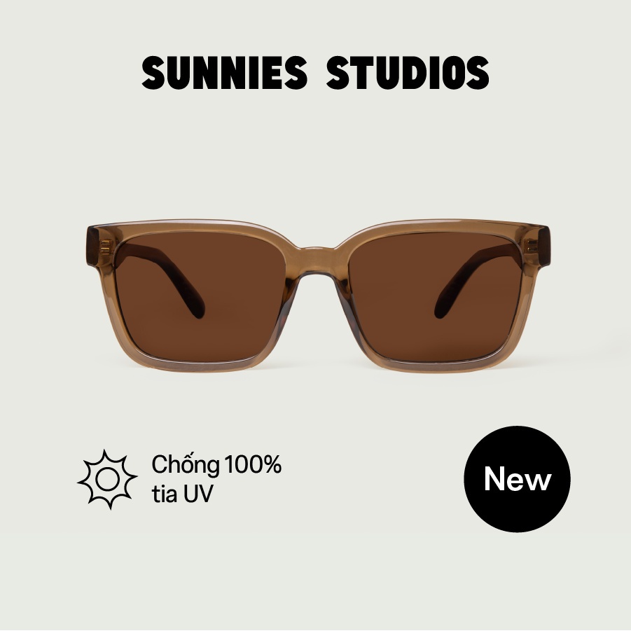 Kính Mát Sunnies Studios Gọng Vuông Triton in Doe