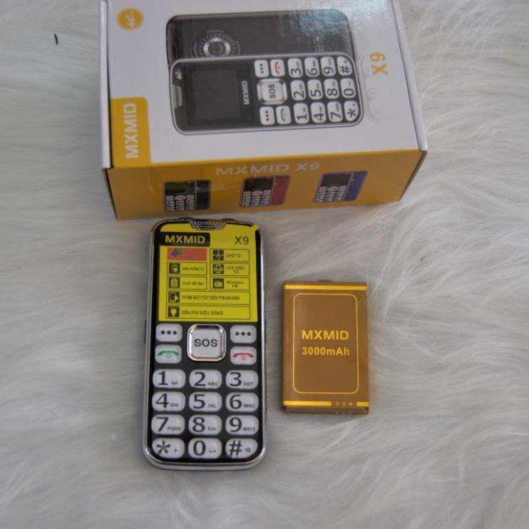 { BH 6 THÁNG  } điện thoại cho người già. cao tuổi X9 sóng 4G 2sim, Đọc Số, Loa To, Chữ To. BH 1 ĐỔI 1 TRONG 2 THÁNG | BigBuy360 - bigbuy360.vn