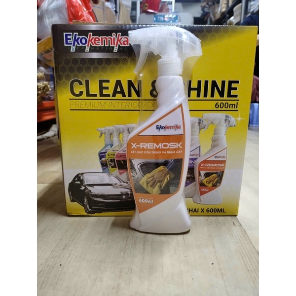 Dung dịch tẩy nhựa cây & Xác côn trùng