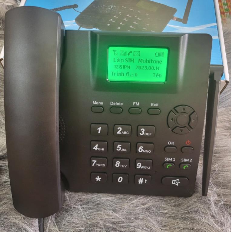 { BH 6 THÁNG } điện thoại độc lạ.máy bàn dùng 2 sim.pin 5C khi mất điện.dùng hotline. Bảo hành 1 đổi 1 trong 1 tháng | BigBuy360 - bigbuy360.vn