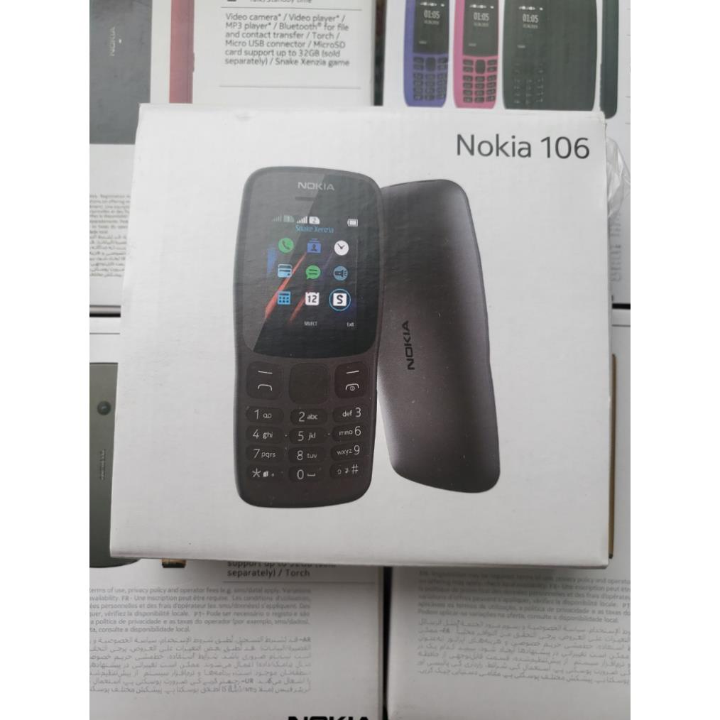 { BH 6 THÁNG } điện thoại giá rẻ nokia 106 (2019) sóng 4G 2 sim Chính hãng. BẢO HÀNH 1 ĐỔI 1 TRONG 2 THÁNG | BigBuy360 - bigbuy360.vn