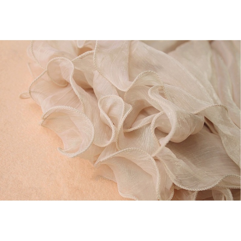 Chân váy voan 2 lớp dáng dài