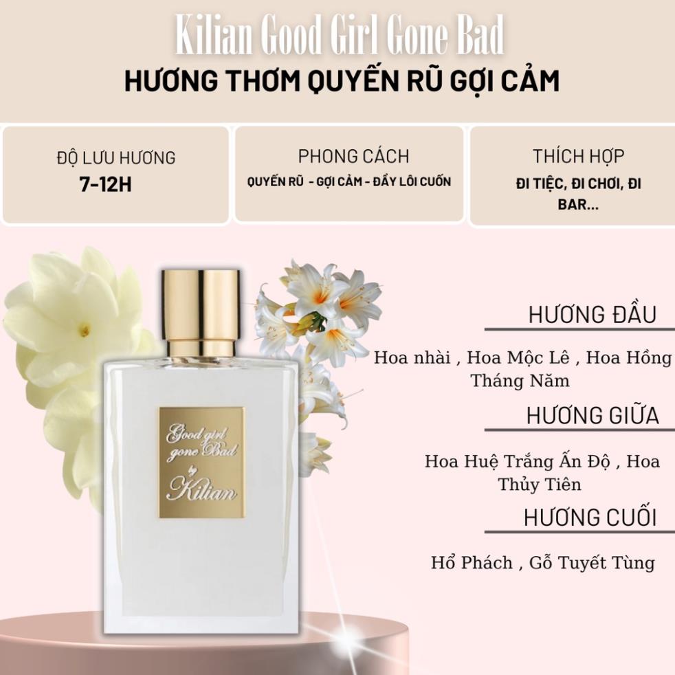 Nước Hoa Nữ Rắn Trắng Đen Kilian Good Girl Gone Bad mùi hương quyền lực sang trọng quyến rũ - Kilian Perfume | BigBuy360 - bigbuy360.vn