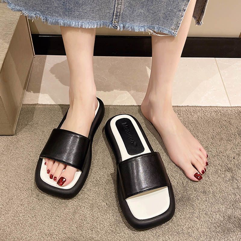 Dép Nữ Đế Dày Phong Cách Thời Trang Pháp Trẻ Trung Xinh Xắn
