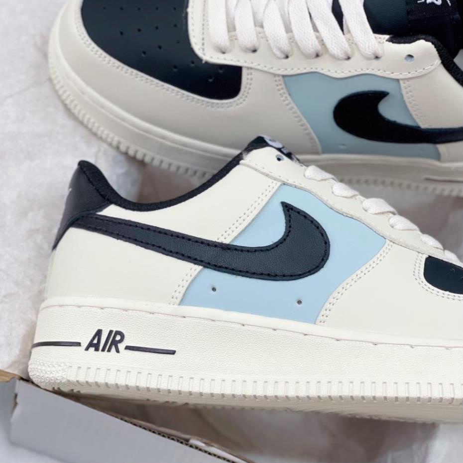 Giày Thể Thao/Giày Sneaker AF1 Màu Kem Đen. Giày Sneaker Nam Nữ Cream Black