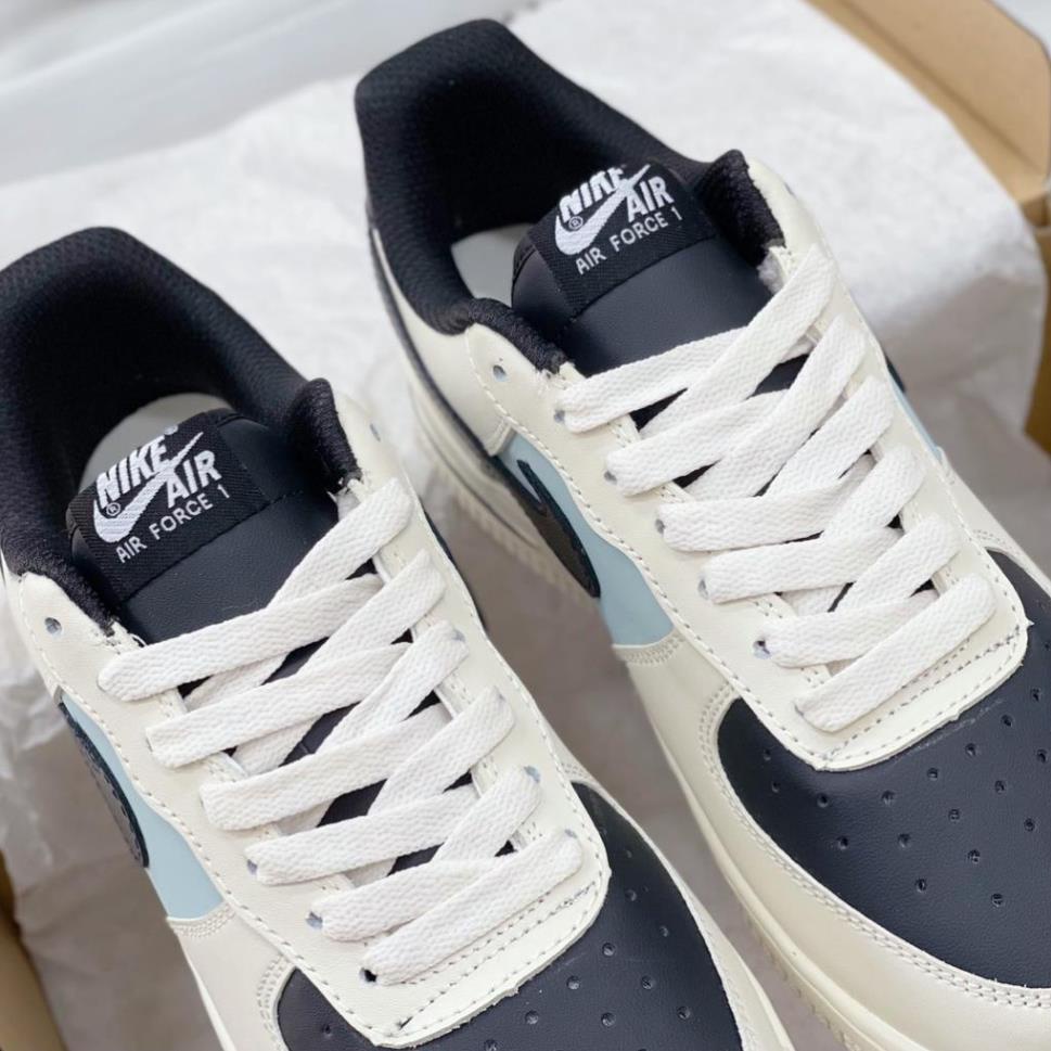 Giày Thể Thao/Giày Sneaker AF1 Màu Kem Đen. Giày Sneaker Nam Nữ Cream Black