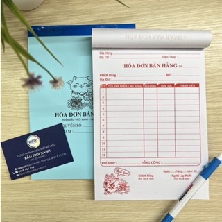 Hóa đơn bán hàng khổ A5 loai 1 liên / 2 liên